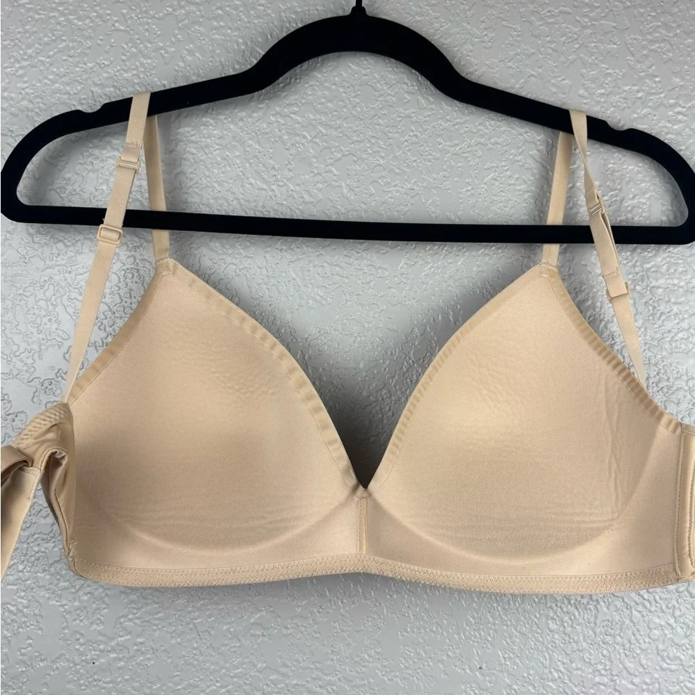 SKIMS Women’s Clay 32DD Padded Wireless T-Shirt Push-Up Everyday Bra Feminine - Picture 9 of 11